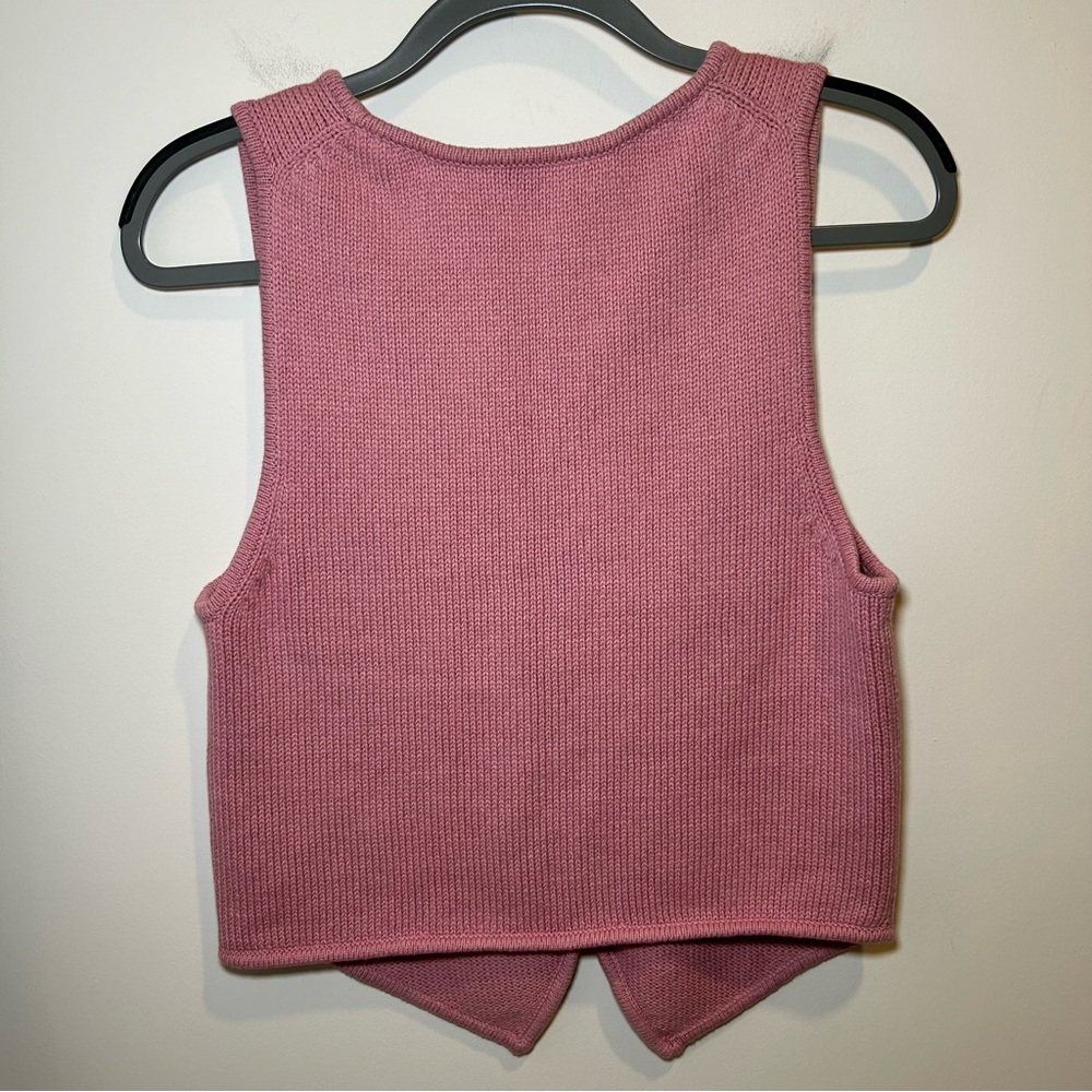 Aritzia Wilfred Signet Vest in Tart Pink Size Large - Picture 6 of 8